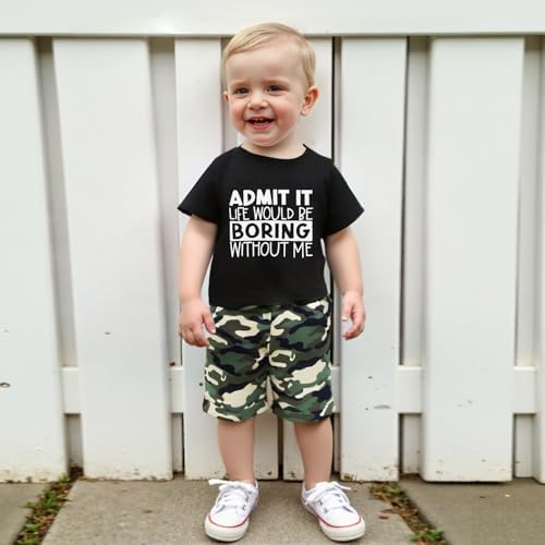Fun Trendy Toddler Clothing Set for 1T 2T 3T 4T 5T