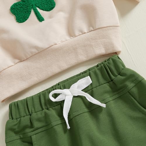 Toddler Baby Boy St Patricks Day Sweatshirt Pants Set