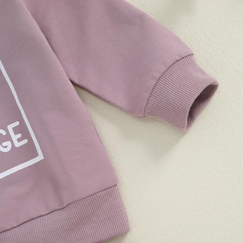 Funny Toddler Girl Clothes Unique Letter Solid Set