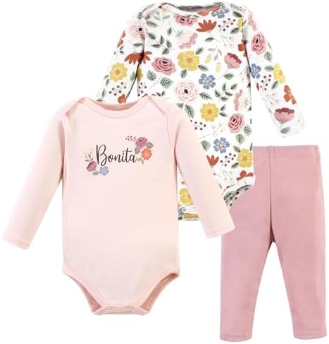 Hudson Baby Unisex Cotton bodysuits pants set
