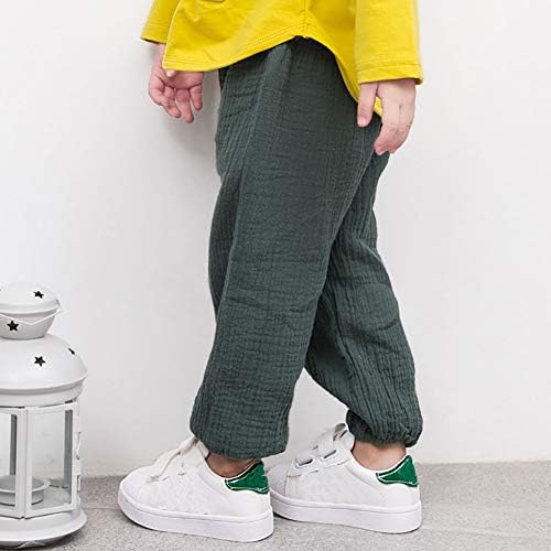 Weixinbuy Solid Ruffle Summer Pants for Babies