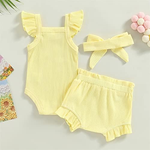 Cute Baby Girl Shorts Set for Summer