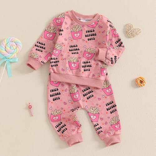 Easter Bunny Ruffled Collar Sweater Set for Kids
