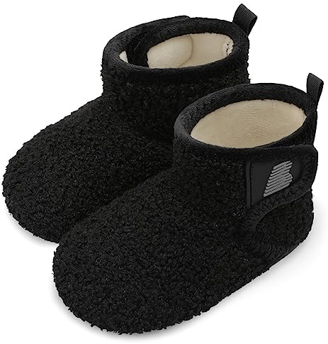 Barerun Toddler Slippers Warm Cozy
