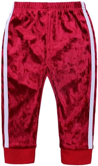 Trackset for Toddlers Soft Velvet Tracksuit 2-Piece Set