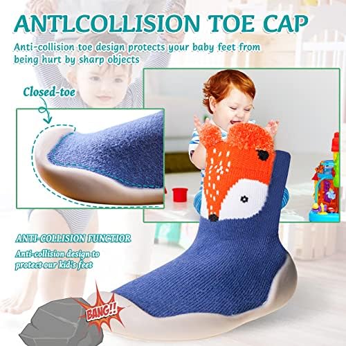 Eecom Toddler Non-Slip Socks for Safety and Comfort