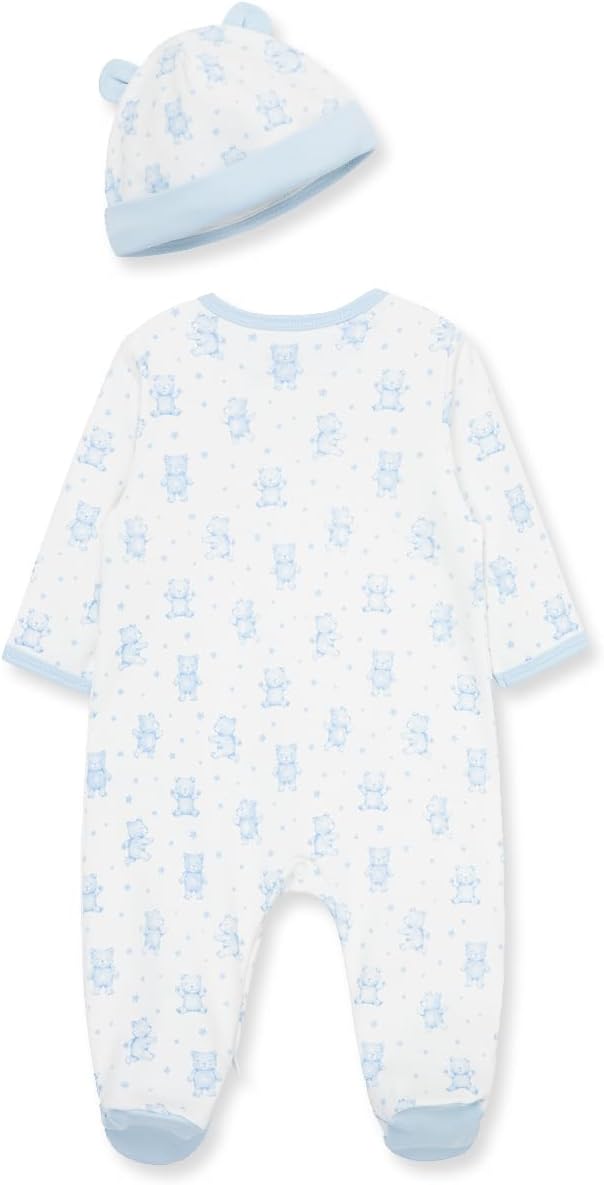 Little Me Baby Sleepers Caps Set Soft Trendy