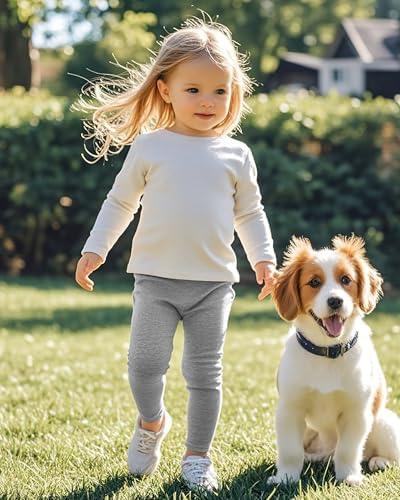 3-Piece Cotton Leggings for Baby Boys and Girls 18M-5T