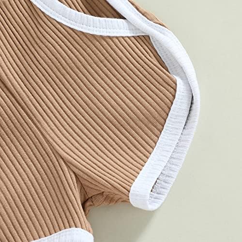 Unisex Toddler Summer Set Soft Cotton Vest Tank Shorts