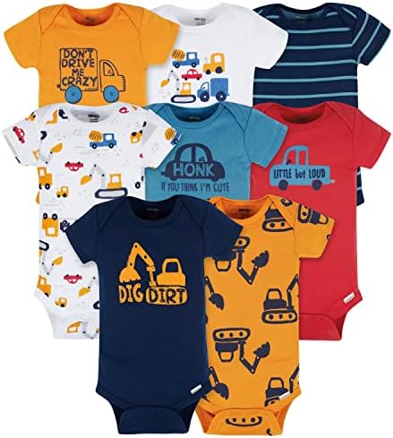 Onesies Brand Baby-Boys 8-Pack Short Sleeve Bodysuits