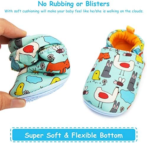Timatego Toddler Safety Slipper Moccasin 6-24 Months
