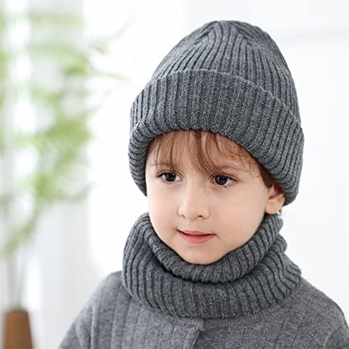 Kids Winter Skull Hats Scarves Set for Toddlers