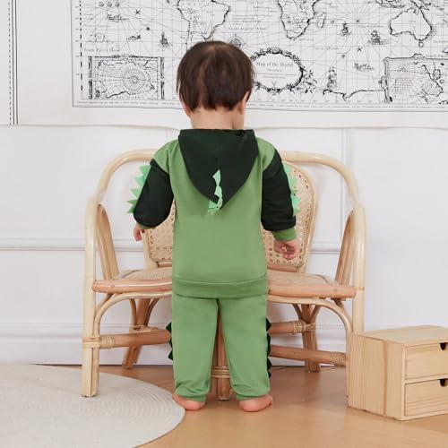 Infant Baby Boys Dinosaur Print fall winter wear