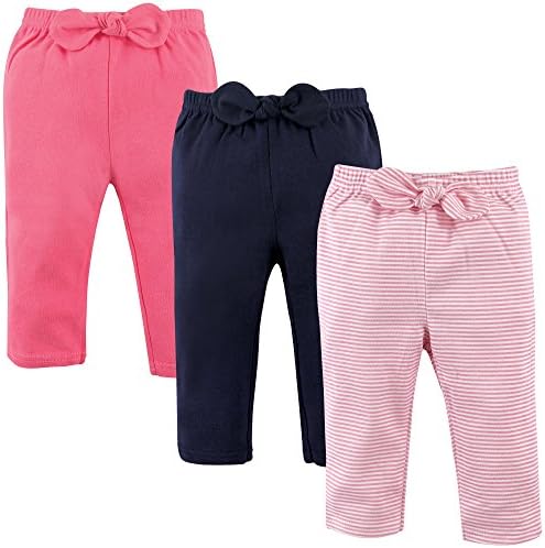 Hudson Baby Girls Cotton Pants and Leggings Set