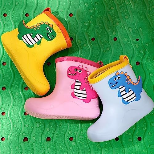 Toddler Dinosaur Rain Boots Waterproof for Kids