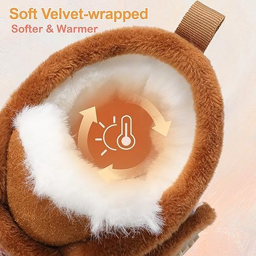 Scurtain Toddler Slippers Fuzzy Winter Boots for Boy Girl Cozy House Shoes