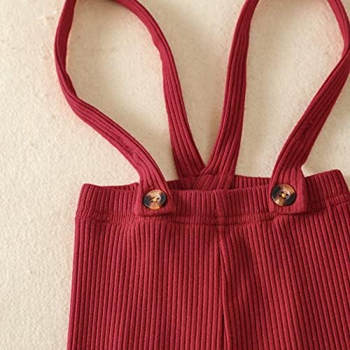 Emmababy Baby Boy Knit Leggings with Suspenders