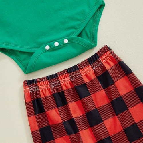 Newborn Baby Boy Girl Christmas Clothes 3-Piece Set