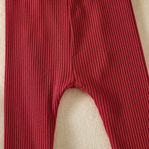 Emmababy Baby Boy Knit Leggings with Suspenders
