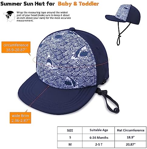 Perfect Snug Cool Kids Baseball Hat Visor for Toddler and Up