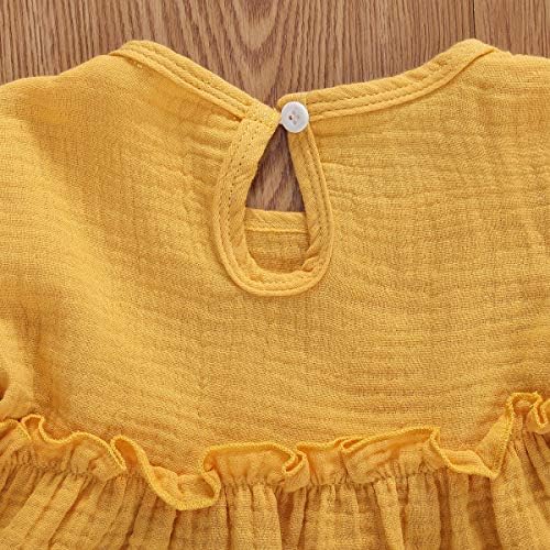 Perfect Summer Outfit for Newborn - Ruffled Solid Set