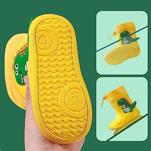 Gaoqi Toddler Kids Cartoon Animal Rain Boots waterproof slip-resistant shoes