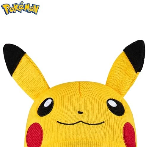 Pokemon Kids Beanie Hat - Warm Cozy Winter Gift