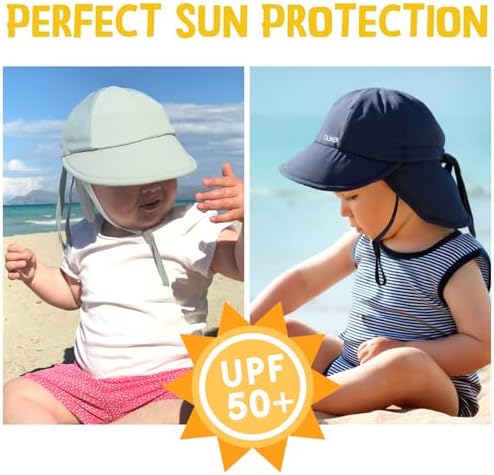 Adjustable UV-Protected Baby Sun Hat Set for Toddler