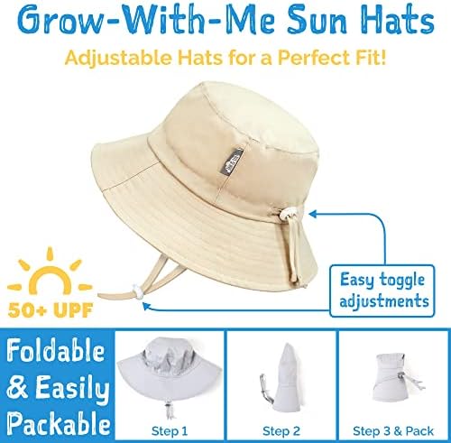 GROW-WITH-ME Cotton Bucket Sun-Hat