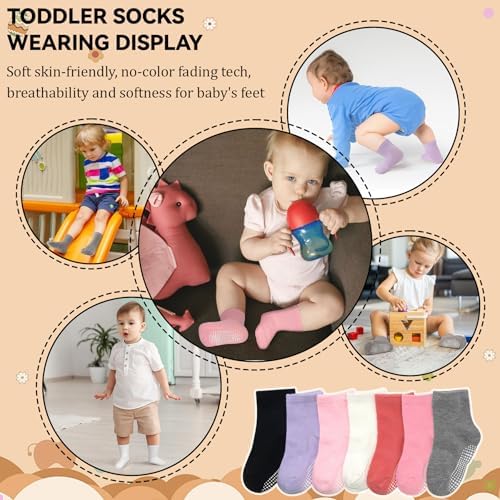SkiBeaut 20 Pairs Toddler Socks