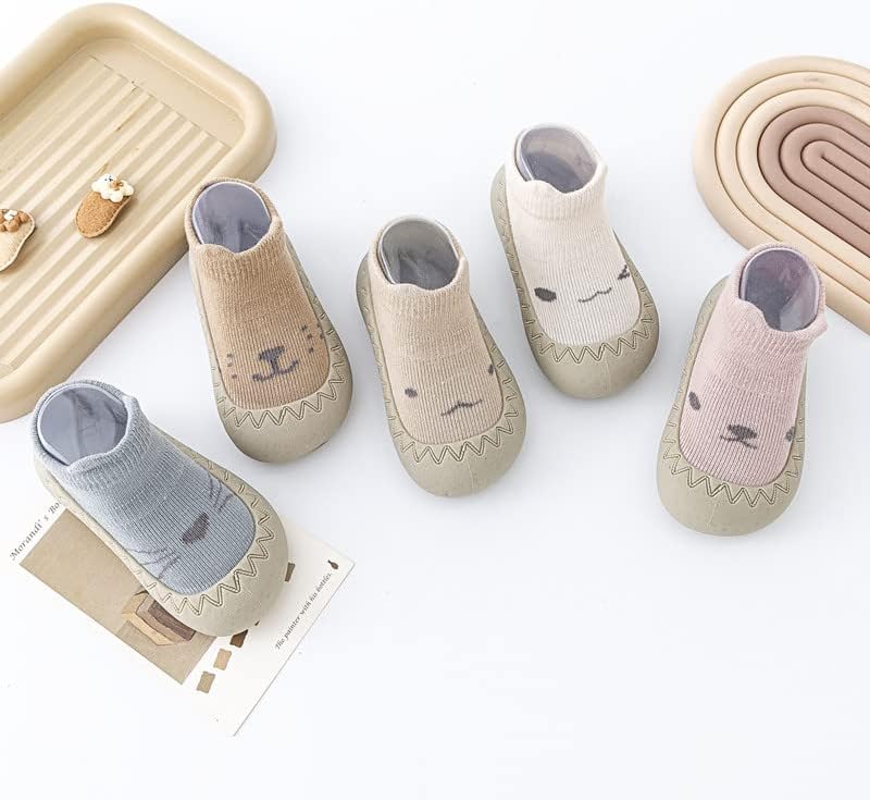 Soft Non-Slip Socks Slipper for Toddlers Premium Cotton Breathable Safe