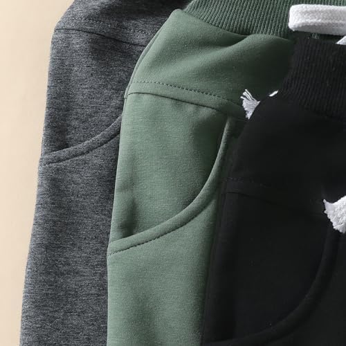 Baby Boy Girl 3-Pack Jogger Pants