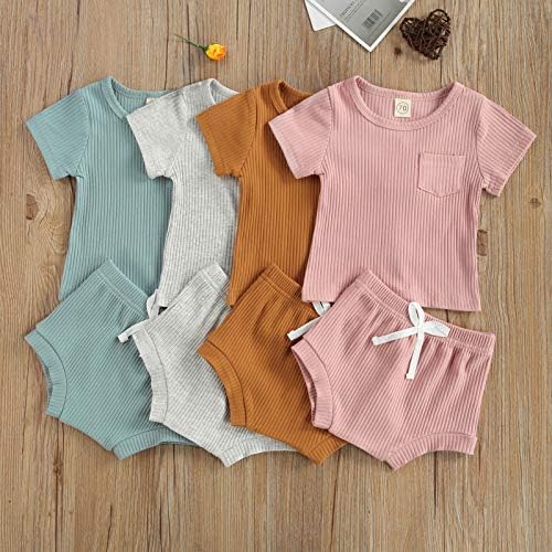One Opening Newborn Summer Romper Set
