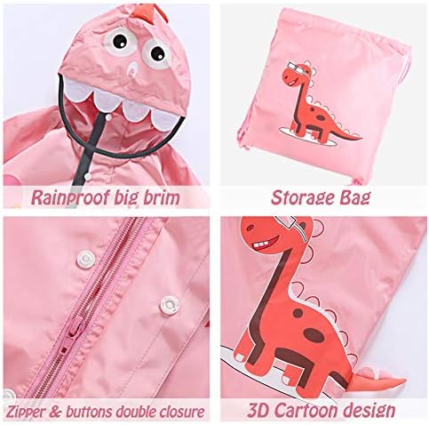 SSAWcasa Toddler Dinosaur Rain Suit