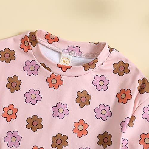 FYBITBO Toddler Girl Floral Print Summer Short Set