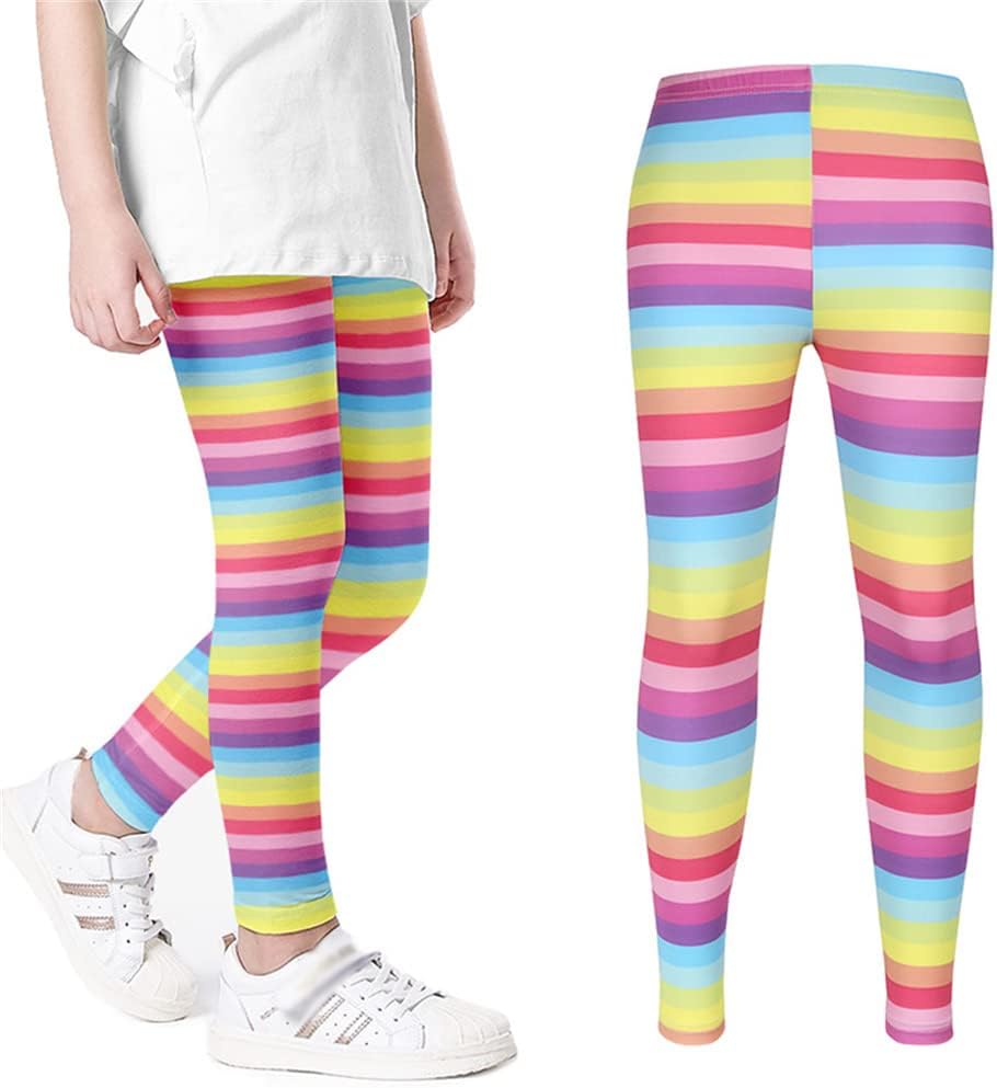 LOOLY Cartoon Printed Slim Fit Leggings for Kids
