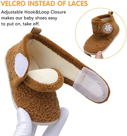Babies Warm Soft and Durable Infants Shoes with Built-in Sun Protection