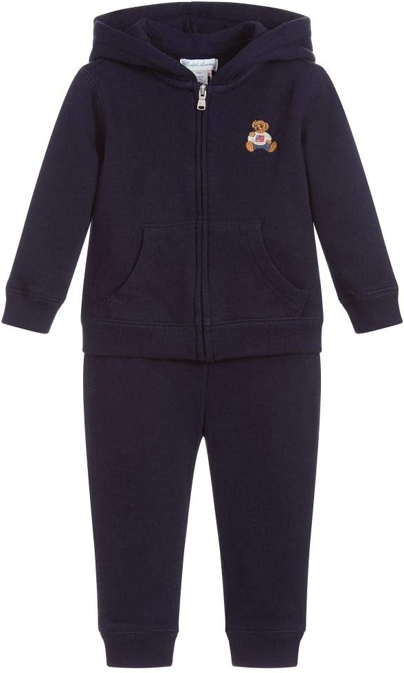 Polo Ralph Lauren Baby Boys Bear Hoodie Pants Set 18 Months