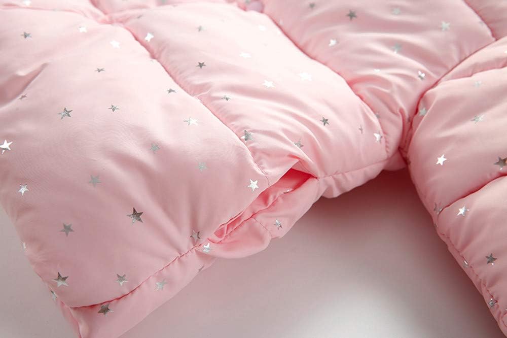 Dimple Winter Jacket for Kids Cute Star Print