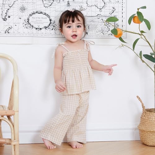 Stylish Comfortable Baby Girls Camisole Set for Summer