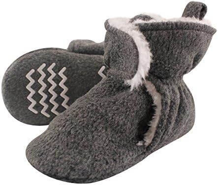 Hudson Baby Cozy Fleece Faux Sherpa Booties for Baby Girls