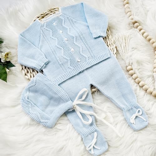 Newborn Baby Knitted Clothes Set for Boys and Girls