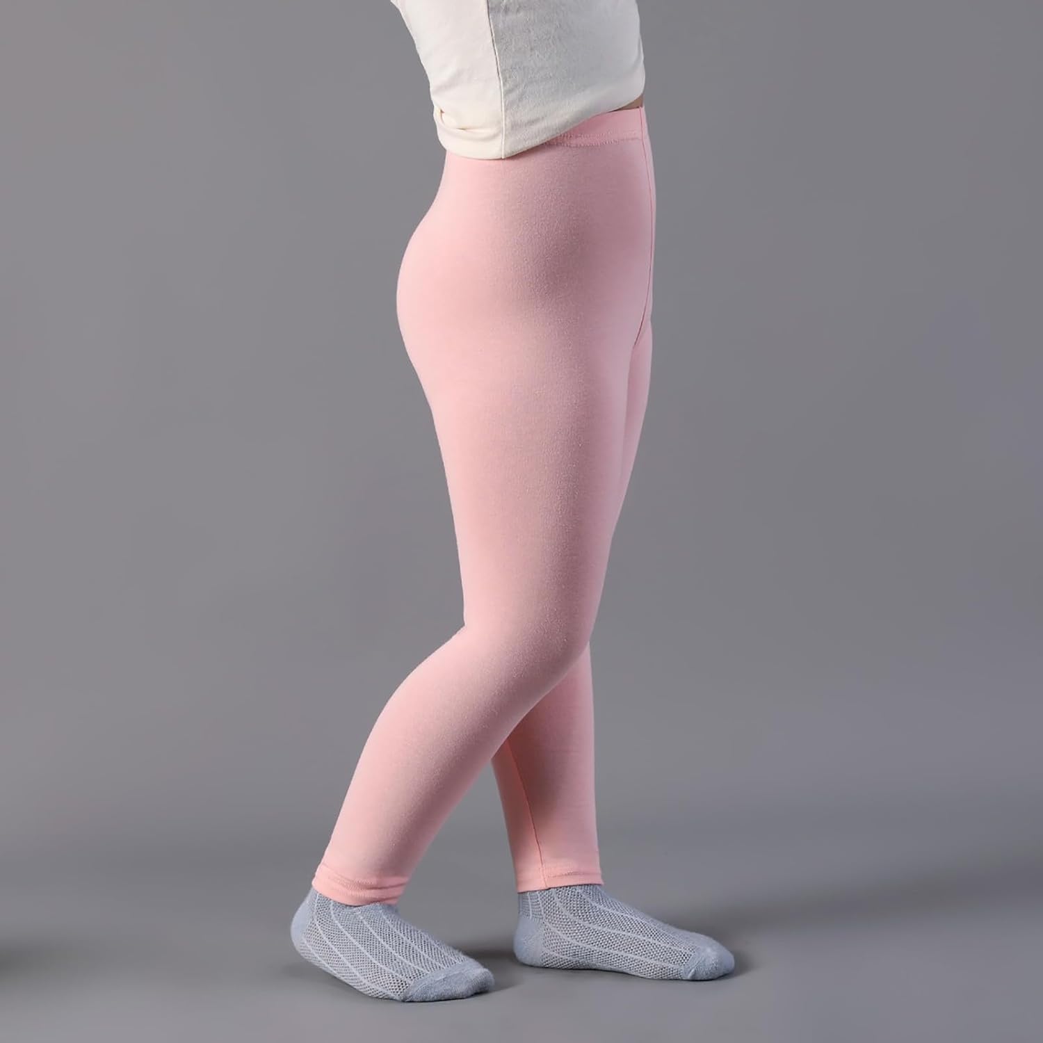 Cycling High Waist Leggings for Boys Girls Premium 3-Piece Set