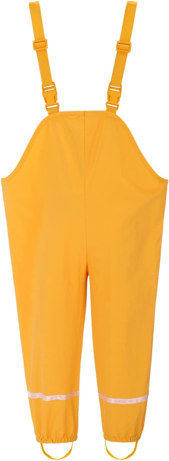 Stylish weatherproof rain jacket for toddlers with reflective strips
