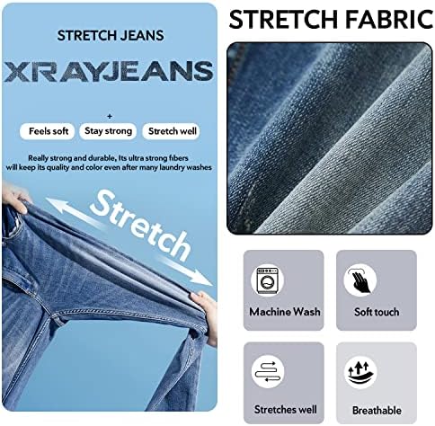 X RAY Boys Distressed Jeans Stretch Slim Fit Ripped Denim