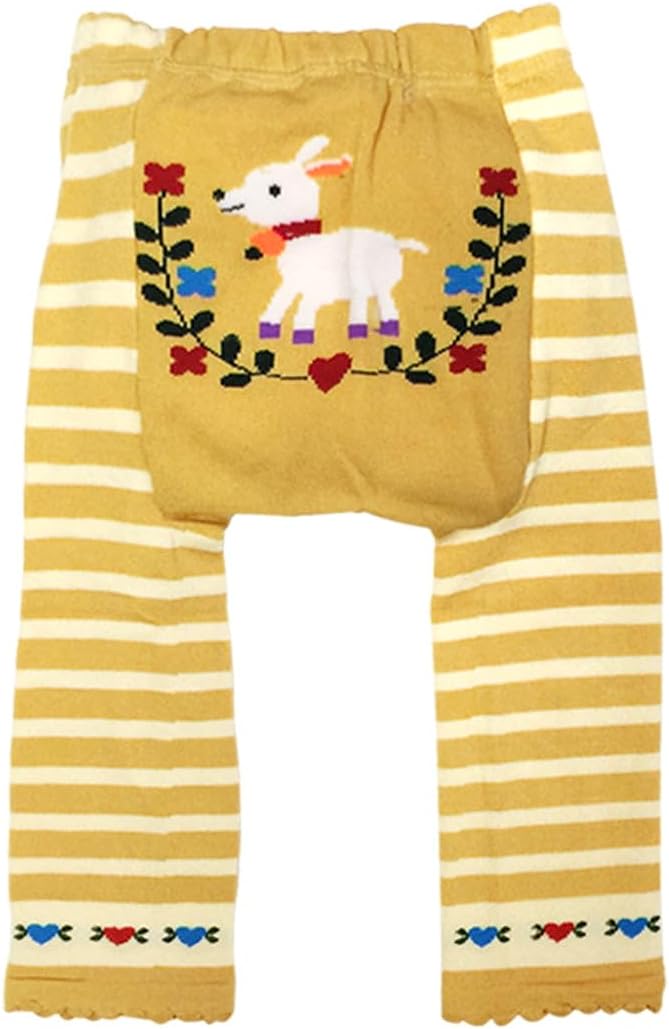 Adorable Baby Toddler Leggings Cotton Polyester Spandex for 6-36 Months