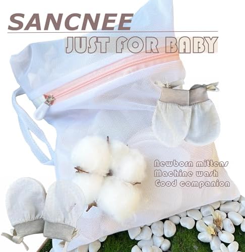 Organic Cotton Infants No-Scratch Mittens SANCNEE