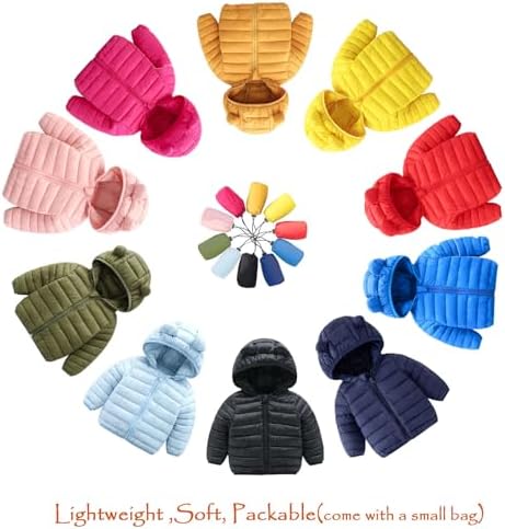CECORC Toddler Winter Coats Lightweight Puffer Jacket for Babies