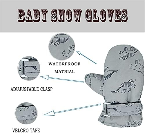 Warm Safe Winter Mittens for Babies Kids