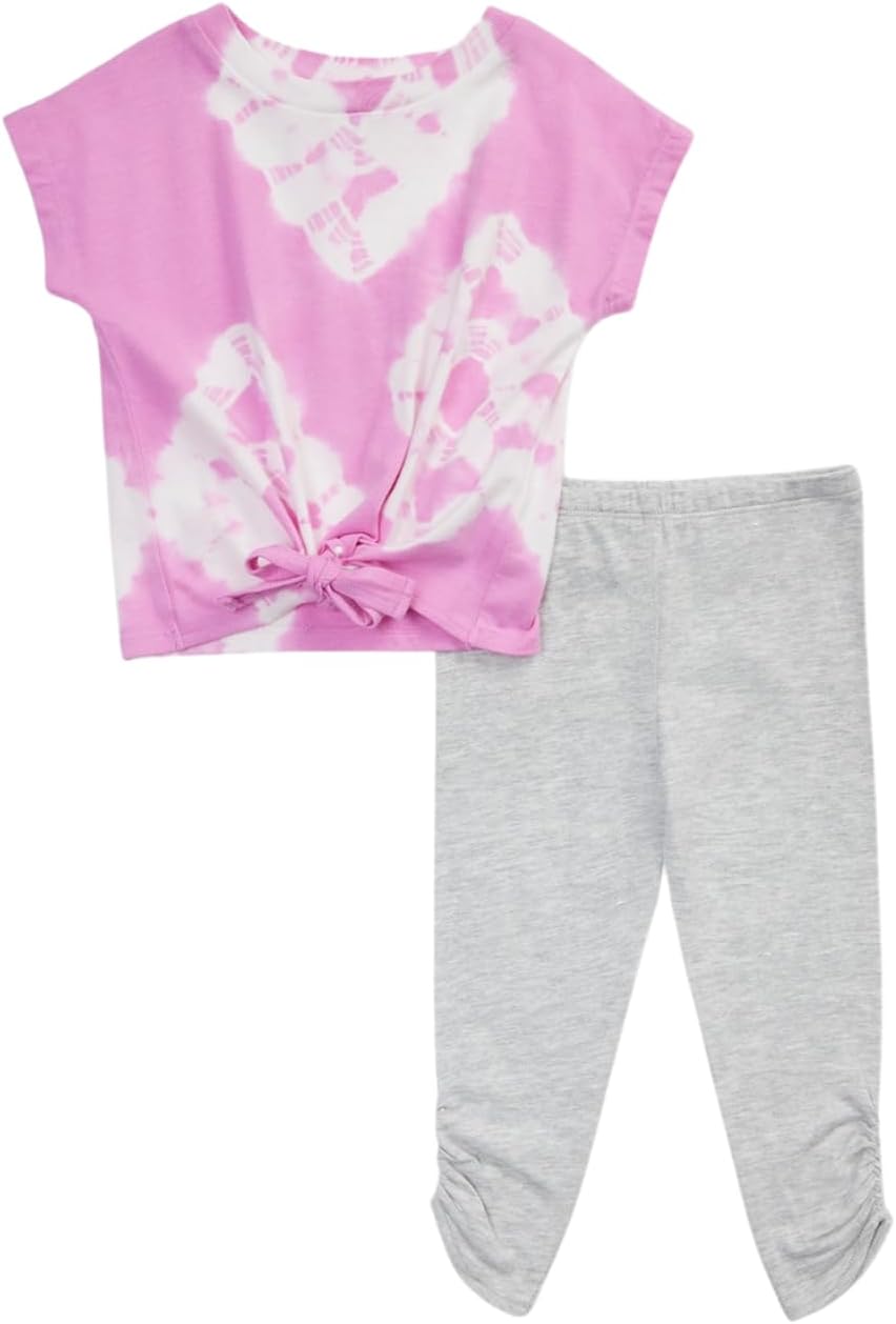 Perfect Tie-Dye Top Pants for Toddler Girls